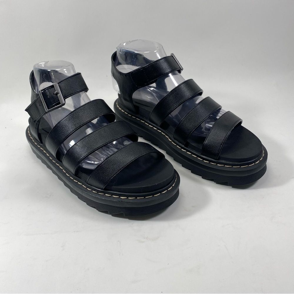 Sincerely Jules  Darling Platform Chunky Sandals  Color Black SZ 8.5